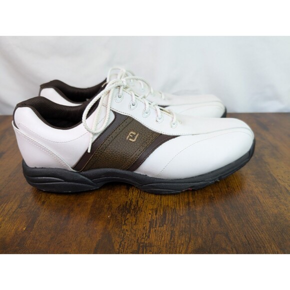 Footjoy Greenjoys Golf Shoes Men\'s Tan & White  Size 13M main image 5